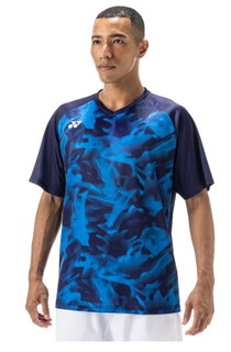 Yonex Sport-Tshirt Crew Neck Club Team YM0033 (100% Polyester) 2025 navyblau Herren